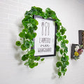 Artificial Plants Home Decor Green Silk Hanging vines Fake Leaf Garland Leaves Diy For Wedding Party Room Garden Decoration