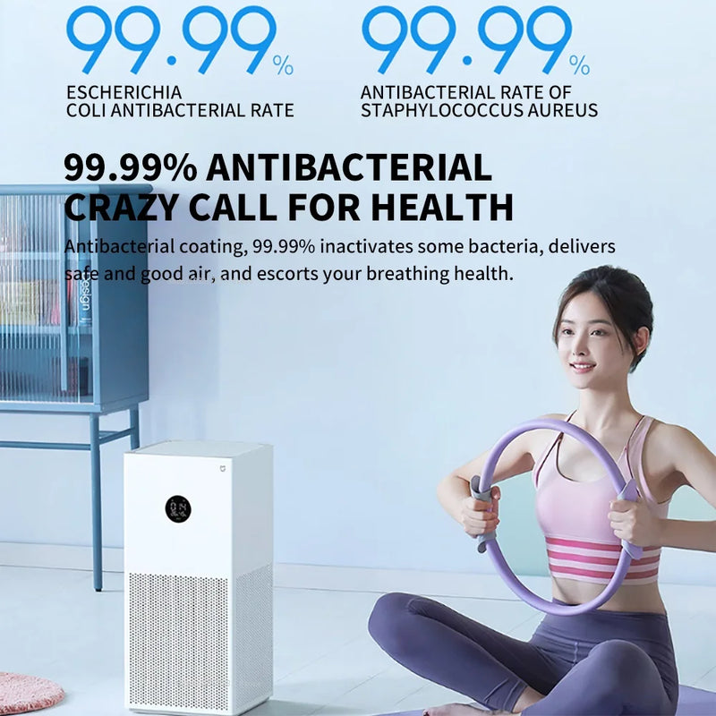 Xiaomi Home Pure Air Purifier 4 Lite Office Indoor Use Antibacterial Formaldehyde Removal Fog Purifier Household Appliances