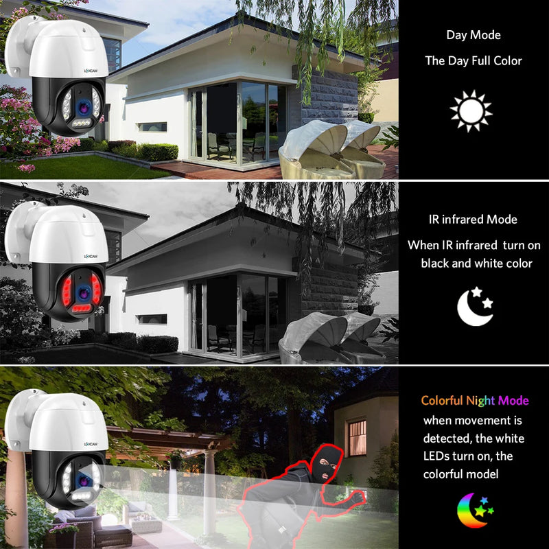 XMEYE 32CH Security Camera System 4K POE NVR Set Outdoor POE IP PTZ Camera Face Detection Two Way Audio Video Surveillance Kit