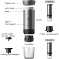 B83B-Portable Espresso Coffee Machine Compatible With Capsules & Powder Ideal For Home & Travel