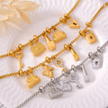 316L Stainless Steel Charm Bracelet For Women 18K Gold Plated Waterproof No Tarnish Multiple Different - Visuel 2 | SAMAG