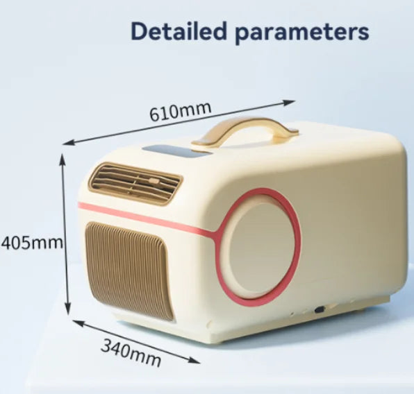 Portable Air Conditioner, Mini Dehumidifier, Camping AC Unit, Small Space Cooling, Compact Portable AC, 2-in-1 Cooler Machine