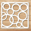 12 PCS Hanging Room Divider Decorative Thick Wall Screen Panels Floral Carving Pattern Hollow Out Design for Bedroom Living Dini