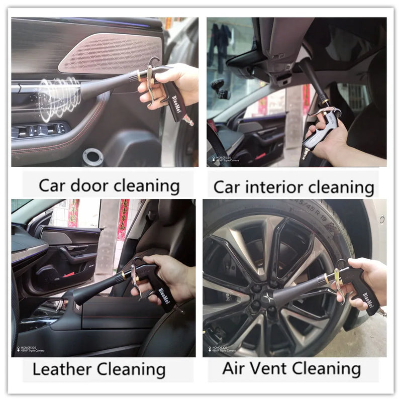 K107Portable High Quality Japanese Stainless Bearring Tube Dry Wash Blowing Gun Tornado Gun