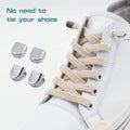 1Pair Elastic Laces Sneakers Tennis Flat Shoelaces No Tie Shoe Laces Without Ties Kids Adult 8mm Wide Shoelace Shoes Accessories