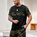 New Summer Vacation Leisure Daily 3D Men's Sports Wear Large Round Neck Short sleeved T - shirt Set Casual - View 4 | SAMAG