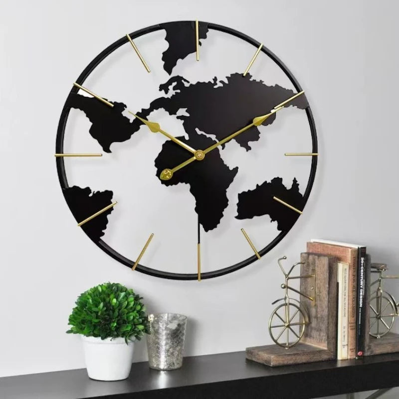 Modern Mural Wall Clock Stylish Room Ornaments Silent Clocks Home Design Living Room Wall Watch Deco House Interior Furniture
