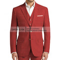 Summer Linen Suit Men Casual Party Classic Blazer Pants 3 Pieces Holiday Travel Tailor-made Breathable Cool Male Outfits