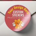 Customized Decals with Photo Upload,Personalized Stickers for Wall Art,Baby Shower Decor,Creative Party Supplies & Event Labels