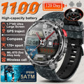 2026 New T-Rex3 Pro 1100mAh Battery Smart Watch GPS Path 5ATM Waterproof Sports Run Tracker Outdoors Compass Military Smartwatch