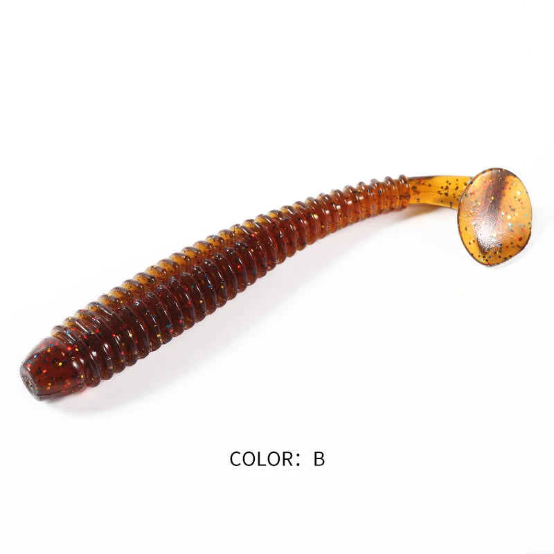 2023 Supercontinent Impact Ring Shad Fishing Lure Soft 20pcs 10pcs 6pcs Plastics Baits Swimbait Jigging Lure Artificial Baits