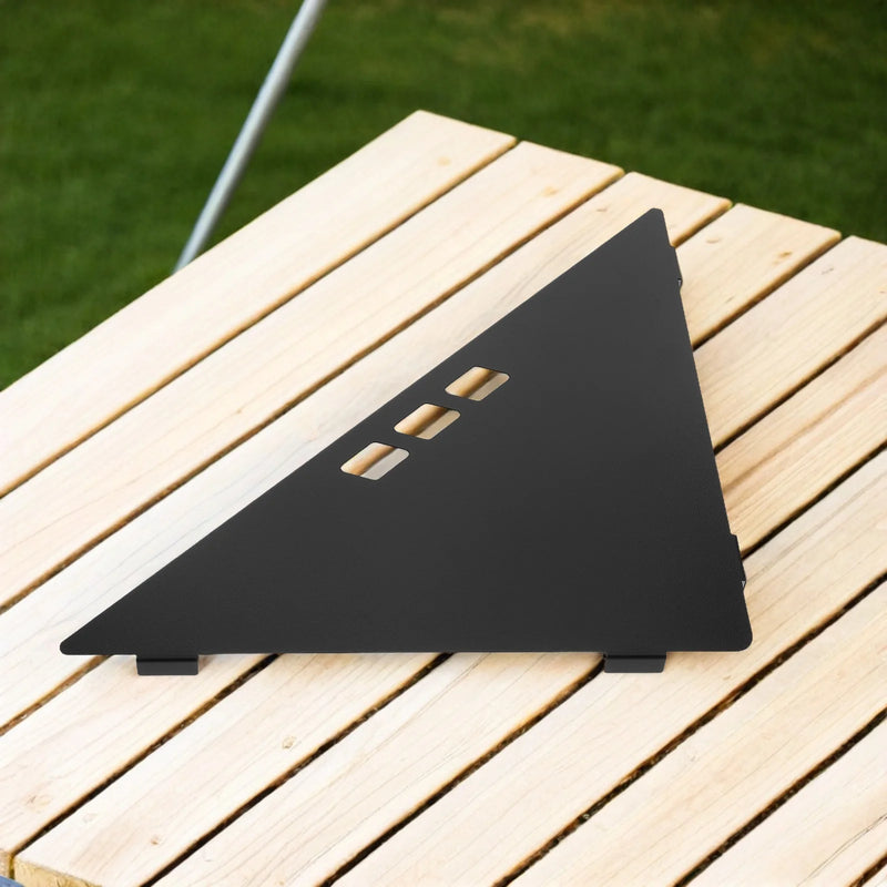 Outdoor Folding Table Accessory, Camping Table Corner Extension Board, Foldable L-Shaped Connector Tray For Space Optimization,