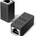 Network cable butt connector extender adapter rj45 network monitoring broadband crystal head adapter straight connector connecti