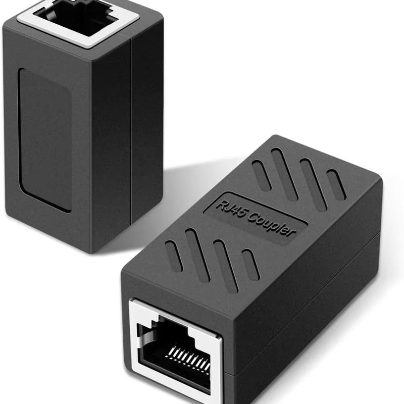 Network cable butt connector extender adapter rj45 network monitoring broadband crystal head adapter straight connector connecti