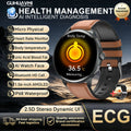 2026 New AI Accurate Diagnosis Body Fat Uric Acid BP ECG SmartWatch HD AMOLED Screen call Sport Health Smart watch For Men women