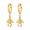 Original S925 Sterling Silver Zircon 18K Gold Lining Vintage Hoop Earrings for Women Birthday Party - Visuel 21 | SAMAG