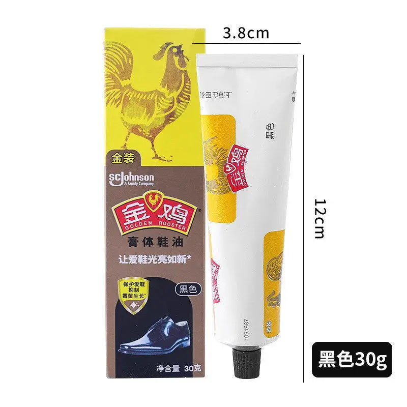 New 30g Black Brown Natural Shoe Polish Kit Shoe Brand Shoe Polish Cream Eraser Leather Care Shoe Care Cream Shoe Accessories