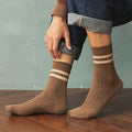 Pairs Men's New Striped Casual Breathable Socks Harajuku | SAMAG