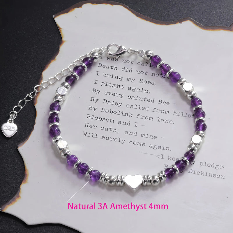 VENTFILLE 925 Sterling Silver Zircon Love Heart Bracelet | SAMAG