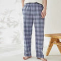 Men's Stylish Summer Pajama Pants, Thin Home Pants, Loose Breathable Air-Conditioned Pants with Elastic Waist