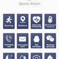 Multifunctional Smart Watch Men Women Bluetooth Connected Phone Music Fitness Sports Bracelet Sleep Monitor Y68 Smartwatch D20