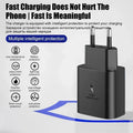 45W PD Fast Charging For Samsung S22 S23 Ultra Note10 Plus Mobile Phone USB Type C Cable Fast Quick Charging Wall Adapter