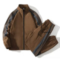 Autumn and Spring New Fashion Trend Outdoor Sports Jacket Set Men's Casual Loose Plus Size Two - piece | SAMAG