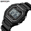 SANDA 2156 Fashion Mens Watch Military Water Resistant Sport Watches Army Big Dial Led Digital - Visuel 11 | SAMAG