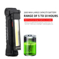 5 Modes USB Rechargeable Flash Light COB Torch Tail Magnet Work Lights Portable Camping Lantern LED Working Lamp Flashlight