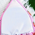 /a set Hello Kitty Strawberry Cute Cartoon Gir Bikini | SAMAG
