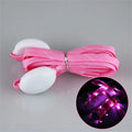 2Pcs LED Sport Luminous Shoelaces Glow Shoe Strings Round Flash Light Shoelaces Batteries No Tie Lazy Shoe Laces Party Decor