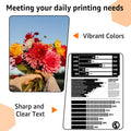 NineLeaf High Yield Ink Compatible for HP 61XL 61 XL CH563W CH564W Ink Cartridge use with Envy 4500 5530 Officejet Printer