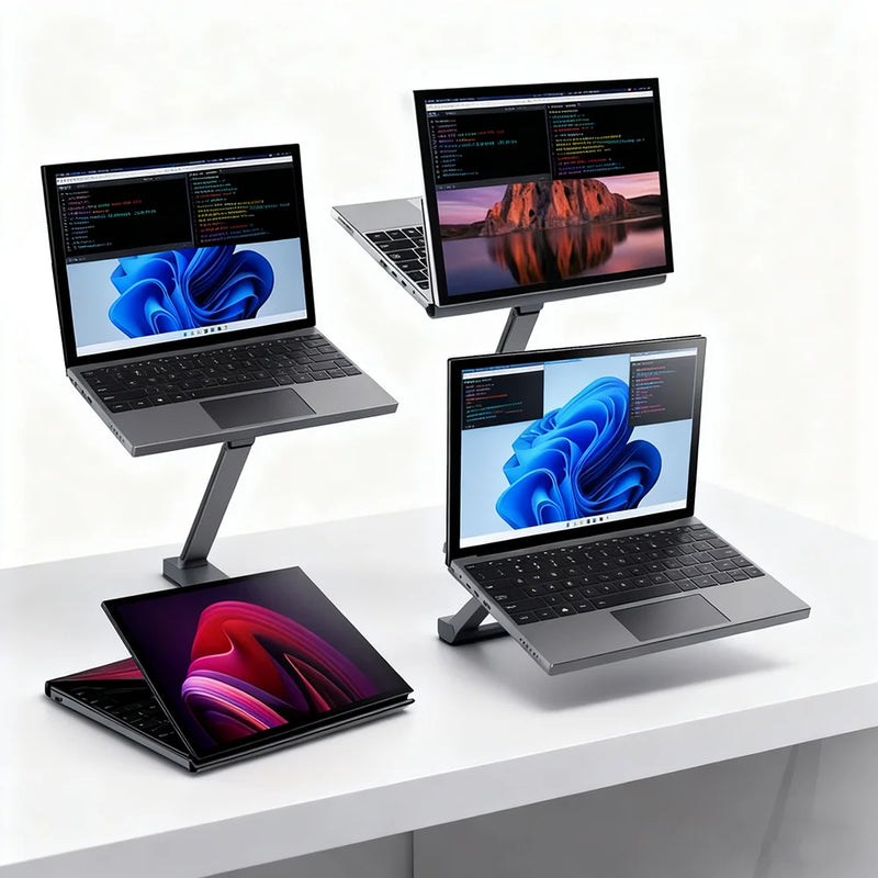 2025 Mini pc 11" 2 in 1 Laptop 12th Gen Intel Core i5-1250P 1920*1200 Touch Screen 180°Degree Forward And Backward Flip Screen