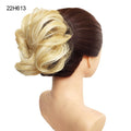 Jeedou Messy Bun Chignon Donut Hair Pad Elastic Hair Rope Rubber Band Synthetic Hairpiece Hair Accessories for Women