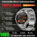 New 1400mAh Battery Sports Smart Watch 1.7” SOS+Flashlight Exercise Record Bluetooth Call Waterproof Health Watch For Android iO
