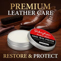 Colorless Odorless Mink Leather Shoe Conditioner, Nourishing Anti-Crack Waterproof Shine with Applicator Sponge