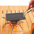 Outdoor Mini Portable Grill Pan Camping Frying Pan BBQ Baking Dishes Pans Camping Cookware Barbecue Tools Camping Accessories