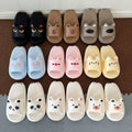Women Thick Soft-Soled Slippers Platform Cute Animals Design Summer Indoor Non-Slip Bathroom Couples Comfortable Casual Home New