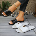 Women Slippers New Summer Flat Sandals Fashion Outdoor Comfortable Slippers Flip Fops Casual Shoes Slides Women Zapatos De Mujer