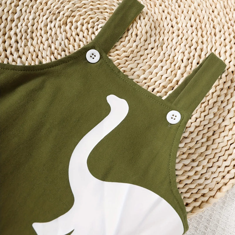 Spring and Summer Dinosaur Short Sleeve Shirt - View 5 | SAMAG