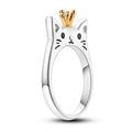 Orstarry S925 Sterling Silver Blue Butterfly Insect Closed Ring For Women Original Finger Jewelry Party - Visuel 25 | SAMAG