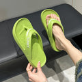 Thick Platform EVA Flip Flops For Women Summer Clip Toe Non Slip Beach Sandals Woman Men Comfortable Soft Sole Cloud Slippers