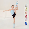 Blue Silicone Anti Slip Cotton Grip Socks Unisex Adult Kids Ballet Contemporary Chinese Dance Yoga Barre Floor Practice Socks