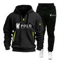 Autumn and Winter Men's casual set, a fashionable outdoor hiking windproof and warm hoodie and pants 2 - piece | SAMAG
