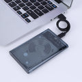 Transparent HDD Case HDD Enclosure 2.5 Inch SSD SATA To USB 3.0 Type-C 3.1 Adapter Portable External Hard Drive Box Tool-Free