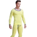 Men thin Model slim round neck base shirt long Johns youth warm suit underwear men