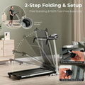 Space - Saving, Easy Assembly Folding Treadmill with 12 - View 2 | SAMAG