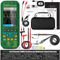 BSIDE 4-IN-1 Handheld Oscilloscope Digital Multimeter+Function Signal Generator Dual Channel O7:25MHz/O9:50MHz Current Tester