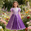 Rapunzel Dress for Princess  Tangled Cosplay Costume Halloween Cosplay Christmas Carnival Birthday Party Fancy