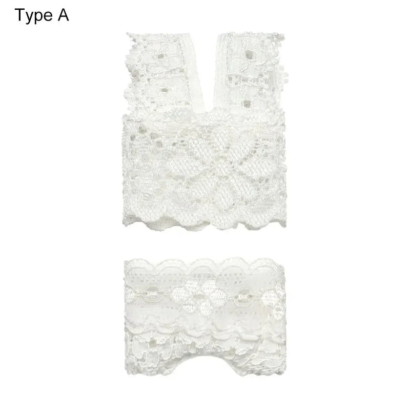1Set Soft Lace Underwear Bra Briefs For 30CM Doll 1/6 Knickers For Blythe 1/6 BJD Dolls Top Underpant For Dollhouse Kids Toy